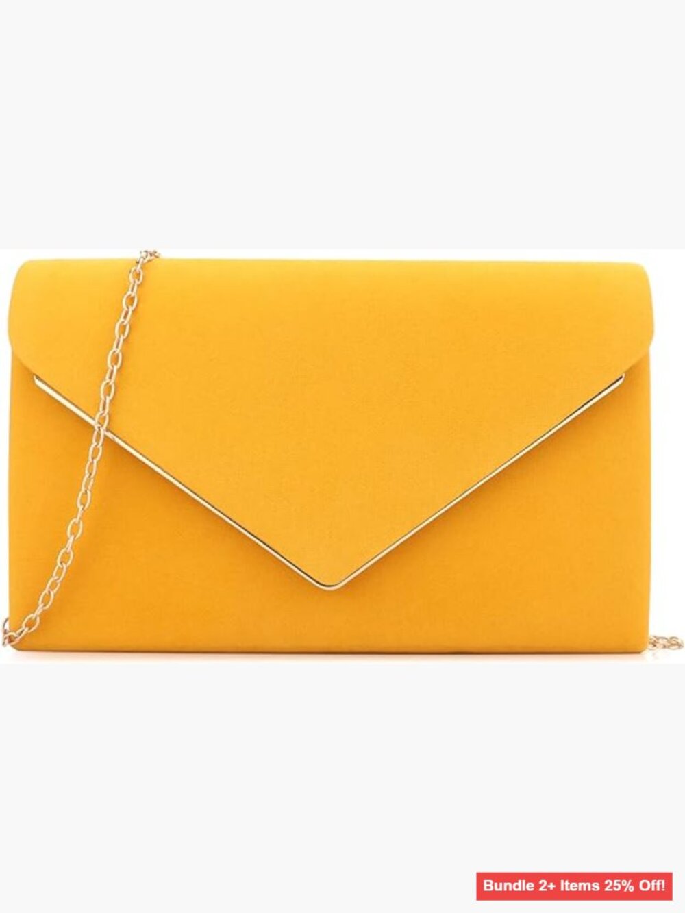 Velvet Suede Pleated Clutch with Detachable Chain for Evening Wedding Party